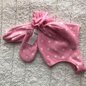 GAP Fleece Hat & Mittens Set 12-18 Months